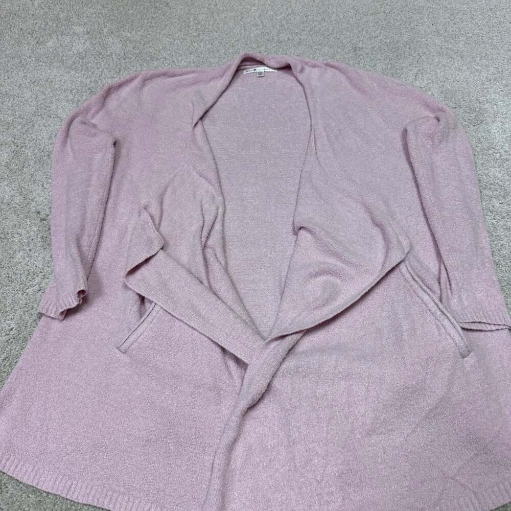 Seven7 Cardigan Women’s Pink Long Sleeve Pockets Size Small - Picture 7 of 11